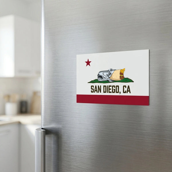 San Diego, CA Flag - Rectangle magnet