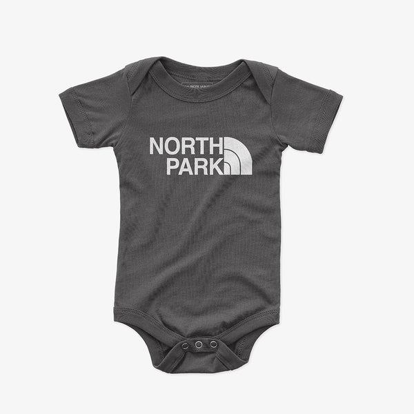 North Park (North Face Parody) - Baby Bodysuit One Piece
