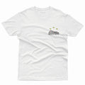 Mission Beach Rollercoaster T-Shirt White Front - Giant Dipper Palm Trees Chest Graphic Unisex Tee | San Diego Humor