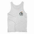 Ocean Beach parrot tank top front view