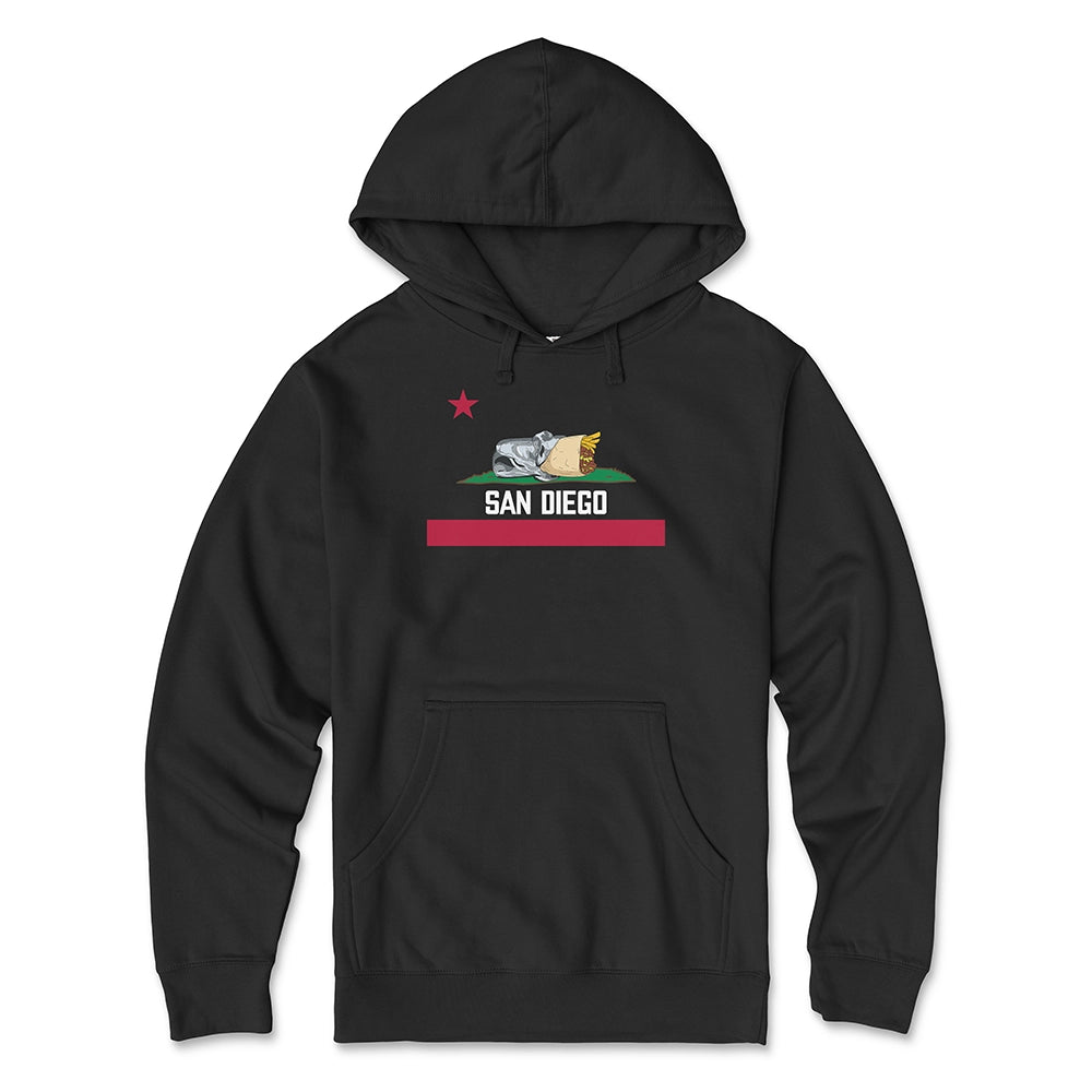 San Diego Burrito Flag Hoodie - Unisex