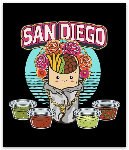 San Diego 2026 City Connect Burrito - Sticker