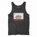 San Diego burrito flag tank top in black