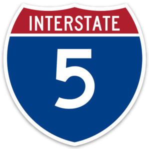 Interstate 5 Sticker