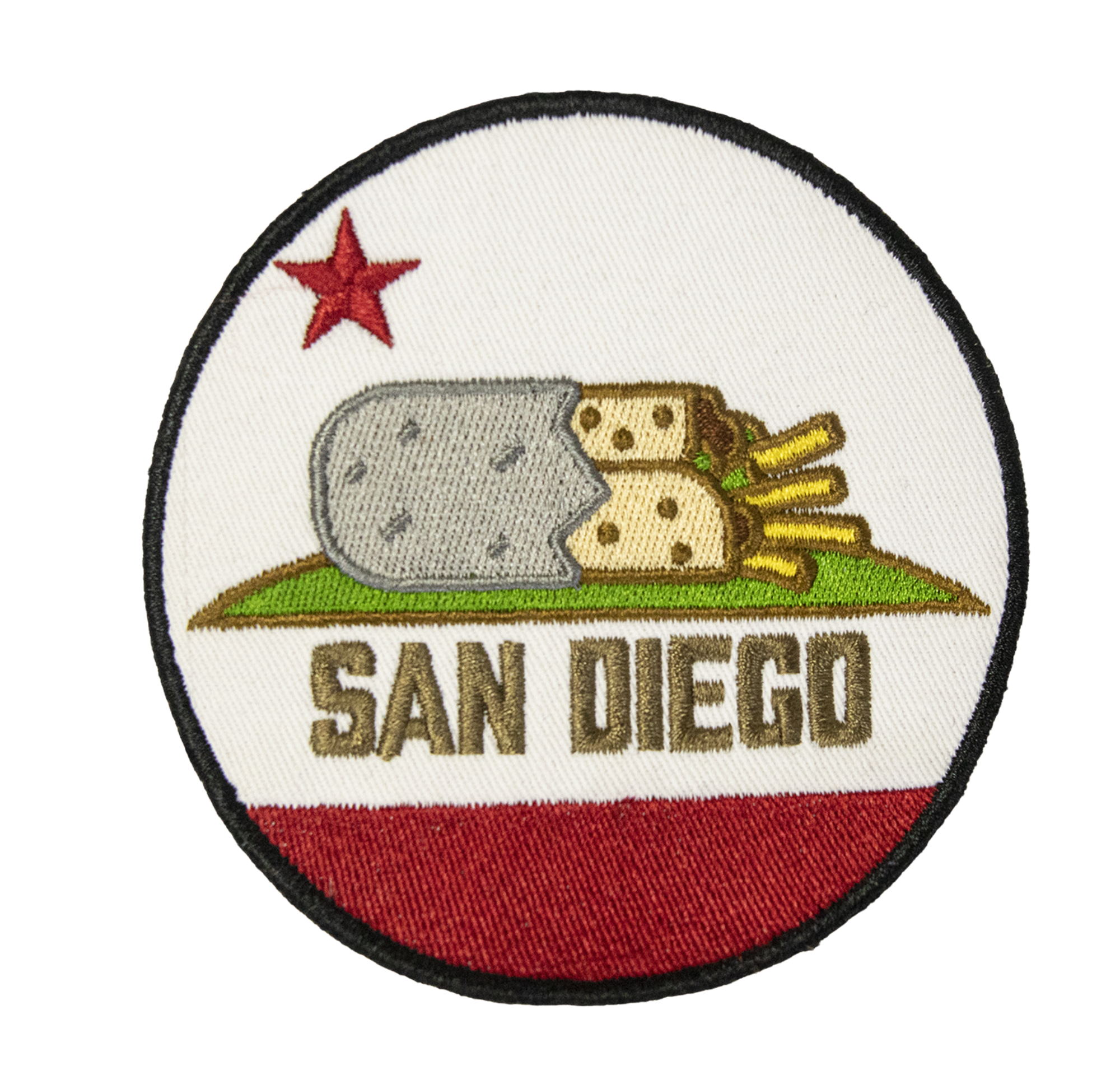 San Diego Burrito Flag Hoodie - Unisex - SanDiegoHumor