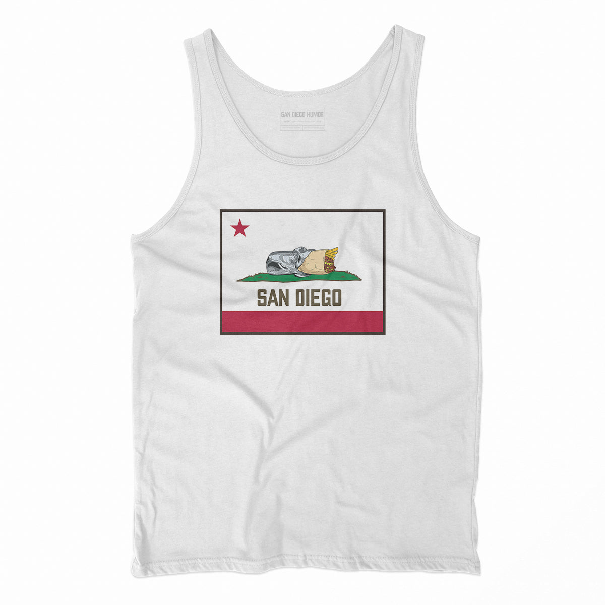 San Diego Burrito Flag Tank Top - Unisex